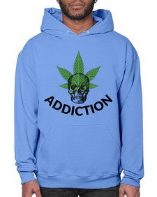 addiction cannabis 217# - marijuana- Hoodie