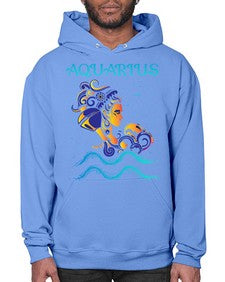 aquarius 13# - aquarius- Hoodie