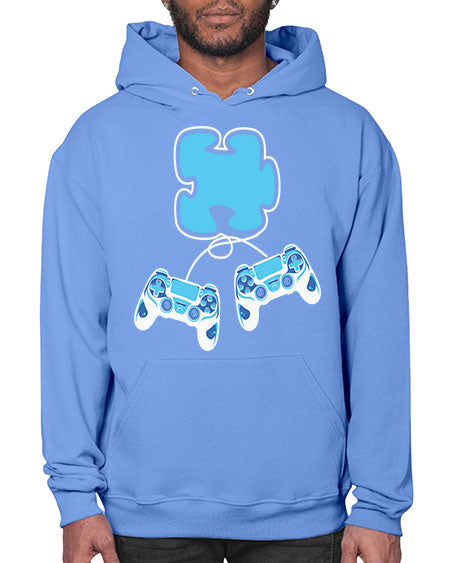 autism awareness gamer puzzle piece 11# - autism- Hoodie