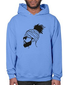beardman 44# - black boys or men- Hoodie