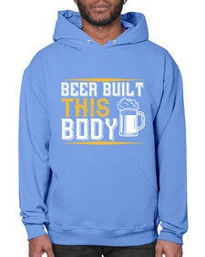 beer built this body 642# - beer- Hoodie