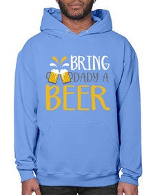 bring a dady beer 63# - beer- Hoodie