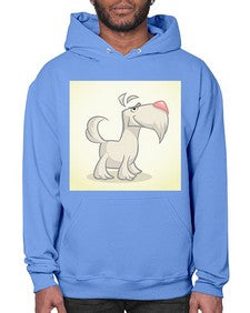 cartoon dog 2# - cartoon animals- Hoodie