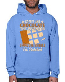 coffee and chocolatethe inventor of mocha should be sainted 99# - chocolate- Hoodie