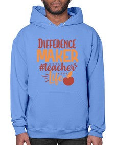 difference maker teacher life 710# - teacher- Hoodie