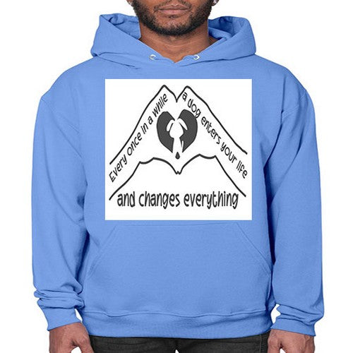 dog changes everything 75# - dogs- Hoodie