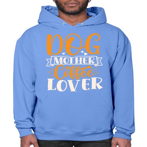 dog mother coffee lover 87# - dogs- Hoodie