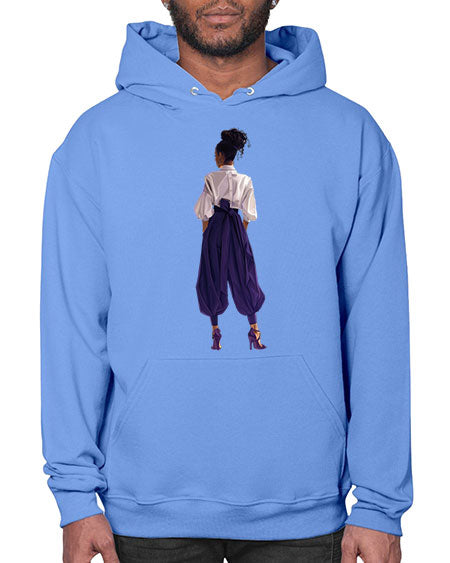 fashion girl in indigo 31# -  fashion- Hoodie