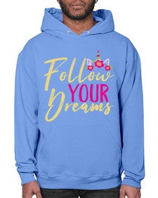 follow your dreams 133# - unicorn- Hoodie