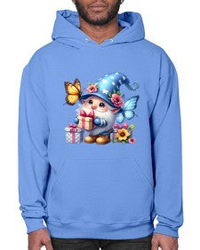 gnome with butterfly 03# - gnome- Hoodie