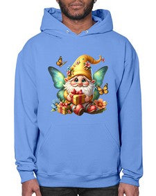 gnome with butterfly 07# - gnome- Hoodie