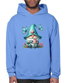 gnome with butterfly 14# - gnome- Hoodie