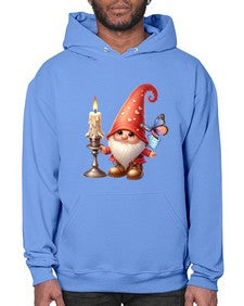 gnome with butterfly 16# - gnome- Hoodie