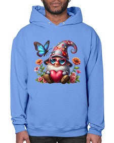 gnome with butterfly 17# - gnome- Hoodie
