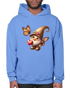gnome with butterfly 22# - gnome- Hoodie