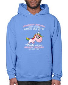 grumpy unicorn 147# - unicorn- Hoodie