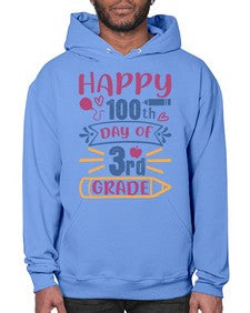 happy th day of third grade 254# - third grade- Hoodie