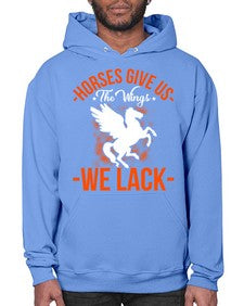 horses give us the wings we lack Style 4# - horse- Hoodie