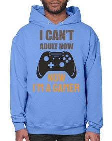 i cant adult now im a gamer 102# - video games- Hoodie