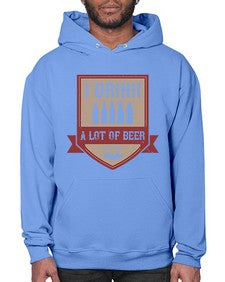 i drink a lot of beer 1102# - beer- Hoodie