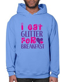 i eat glitter for breakfast 177# - unicorn- Hoodie