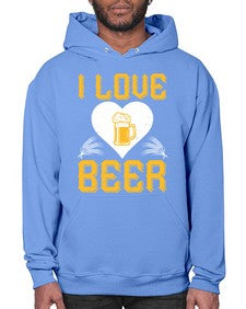 i love beer 1135# - beer- Hoodie