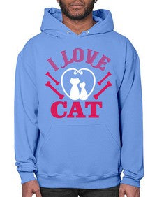 i love cat Style 56# - cats- Hoodie