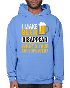 i make beer diaspper whats your super power 236# - beer- Hoodie