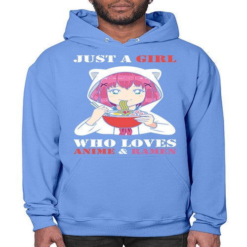 just a girl who loves anime and ramen258# - anime- Hoodie