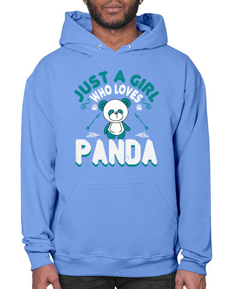 just a girl who loves panda 161# - bears - animals- Hoodie