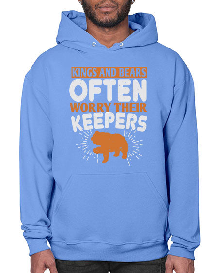 kings and bears often worry their keepers 165# - bears - animals- Hoodie