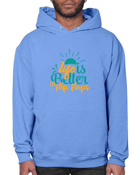 life is better in flip flops Style 90# - summer- Hoodie