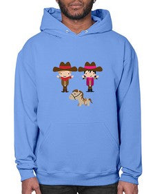 little cowboys 736# - western- Hoodie