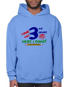 look out third grade 510# - third grade- Hoodie