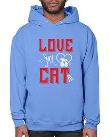 love my cat Style 67# - cats- Hoodie
