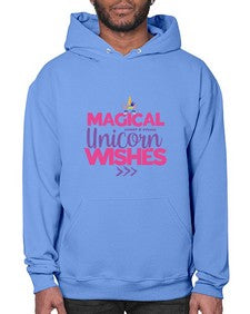 magical unicorn wishes 279# - unicorn- Hoodie