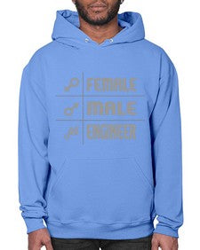 male female engineer 1084# - engineer- Hoodie