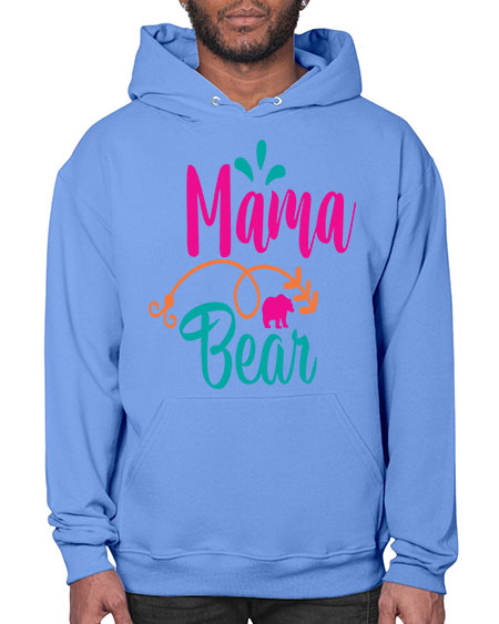 mama bear 183# - bears - animals- Hoodie