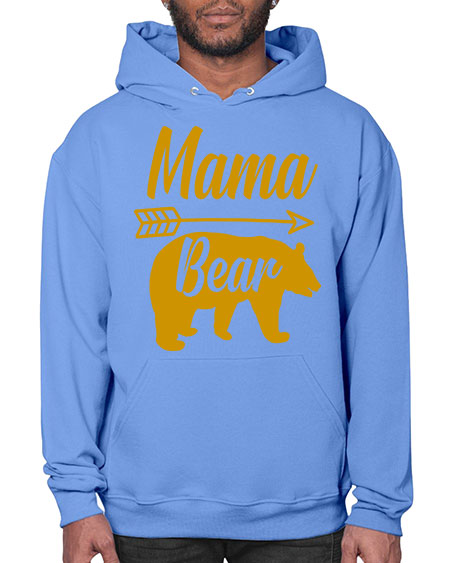 mama bear 185# - bears - animals- Hoodie