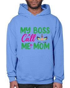my boss call me mom 311# - unicorn- Hoodie