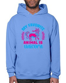 my favorite animal is unicorn 315# - unicorn- Hoodie