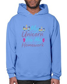 my unicorn ate my homework 318# - unicorn- Hoodie