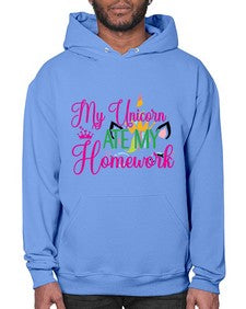 my unicorn ate my homework 319# - unicorn- Hoodie