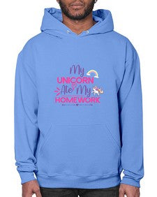my unicorn ate my homework 322# - unicorn- Hoodie