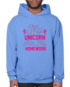 my unicorn ate my homework 324# - unicorn- Hoodie