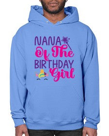nana of the birthday girl 328# - unicorn- Hoodie