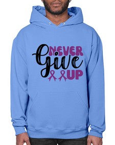 never give up 198# - alzheimers- Hoodie