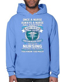once a nurse 1286# - nurse- Hoodie