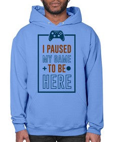 paused my game to hire 144# - video games- Hoodie