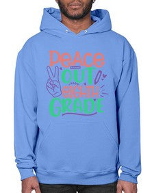 peace out eighth gradee 617# - eighth grade- Hoodie